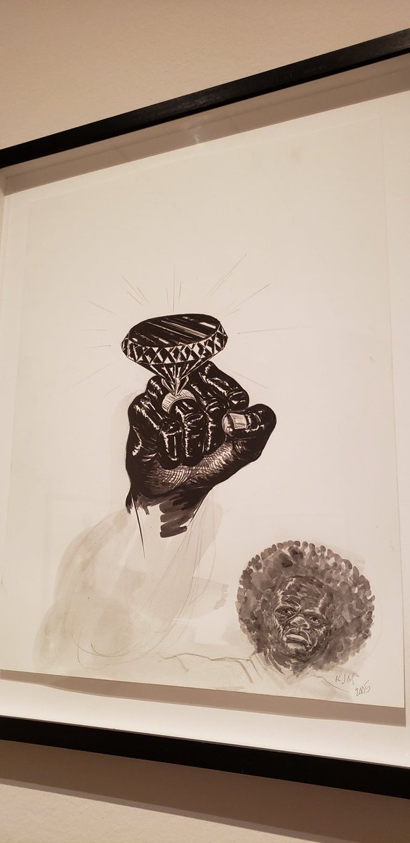 thearchibrarian's tweet photo. #KerryJamesMarshall? Yep, we knew he was cool since way back.
#FrontInternational #FrontArt2018 @FrontTriennial #ThisIsCLE
(Untitled, 1999; with 5'-1" mom for scale.) https://t.co/PVHIipKPAY