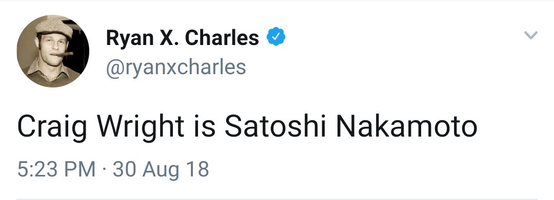 peterktodd's tweet photo. I am Craig Wright. https://t.co/8jgR7WPhM8
