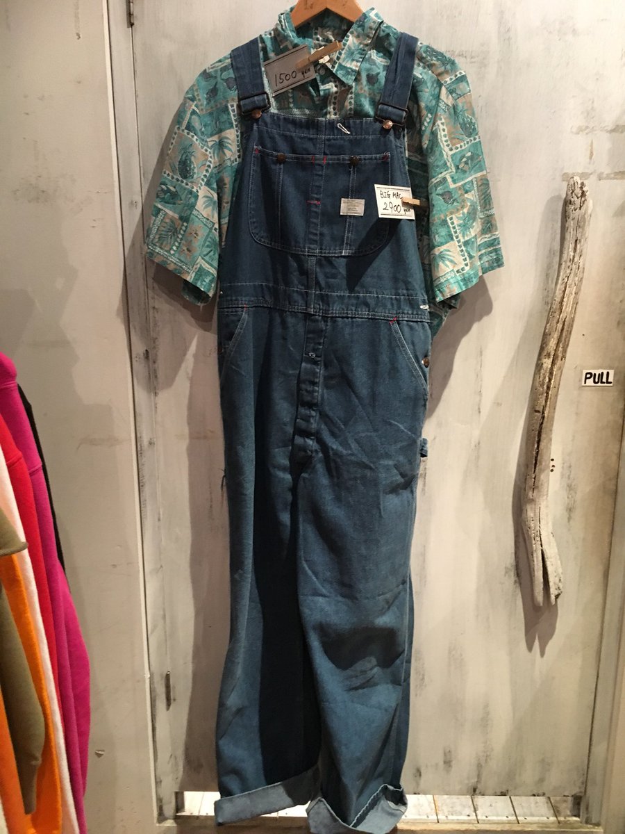 Ecowearmarket V Twitter 下北沢 オーバーオールコーデ シンプルですが中を柄シャツにする事でオシャレ度up 柄シャツ 1 500 Tax オーバーオール Bigmac 2 900 Tax T Co Qu95fabwig Twitter