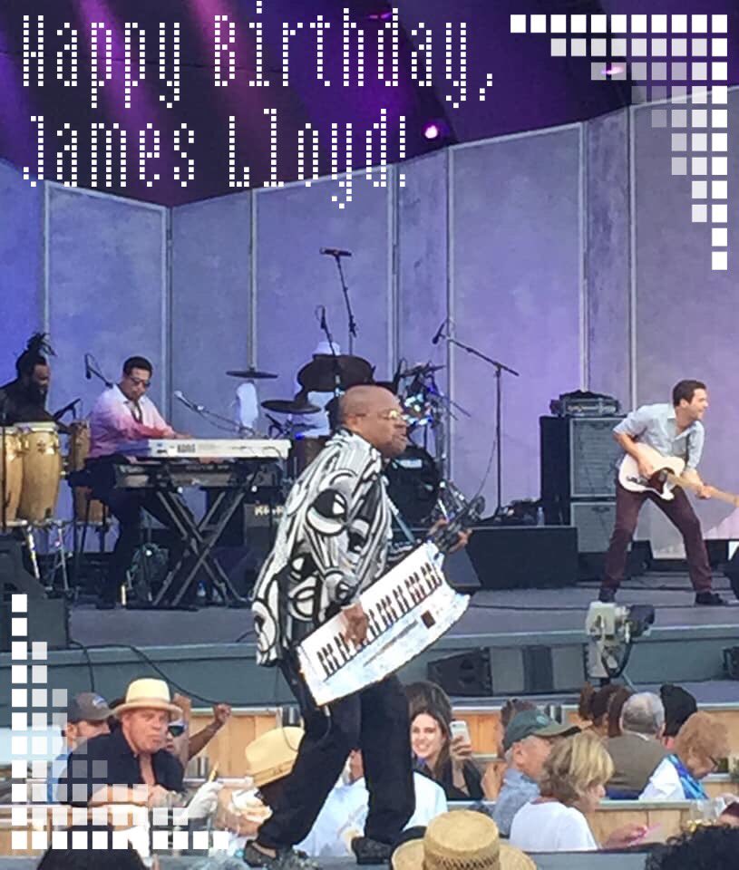 poadjazz's tweet photo. Join us in wishing a very happy birthday to Pieces of a Dream cofounder, @JamesLloydMuzik ! 🎹🎼🎂🎁🎉🎈 https://t.co/3SDumQFOvo