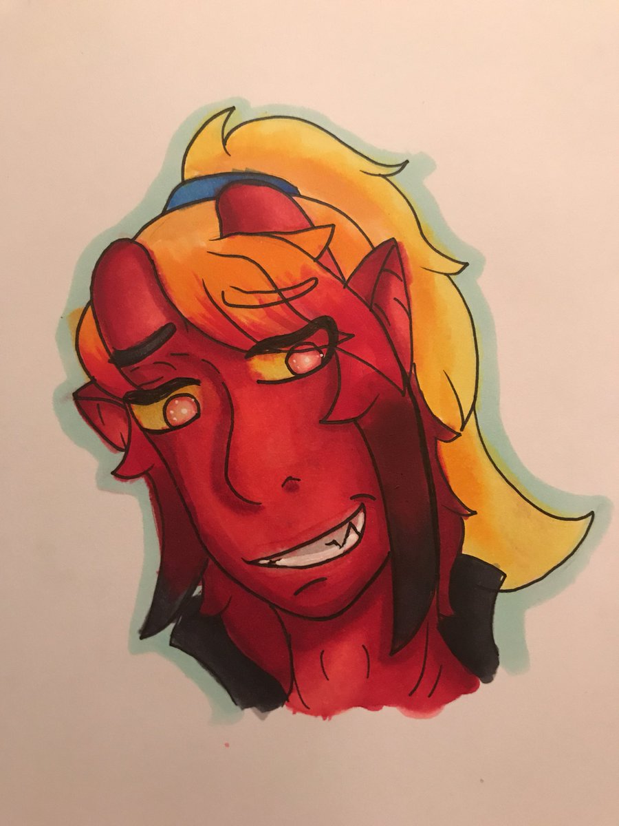 LightOblivion's tweet photo. My new #dungeonsanddragons character #Hellrun a half #genasi #tiefling blood knight
#d&d #dnd #drawings https://t.co/8gYDl5kze1