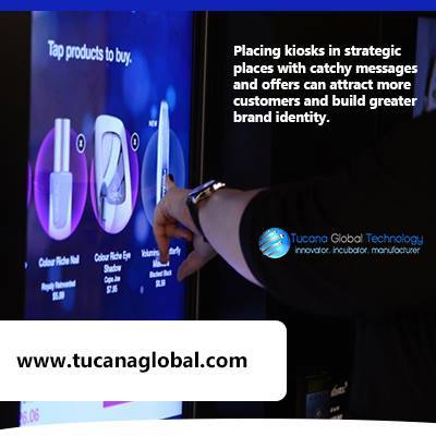 Tucanaglobal's tweet photo. Placing #kiosks in #strategic places with catchy #messages and #offers can #attract more #customers and build #greater #brand #identity. #TucanaGlobalTechnology #Manufacturer #HongKong https://t.co/QwtErEyIBW