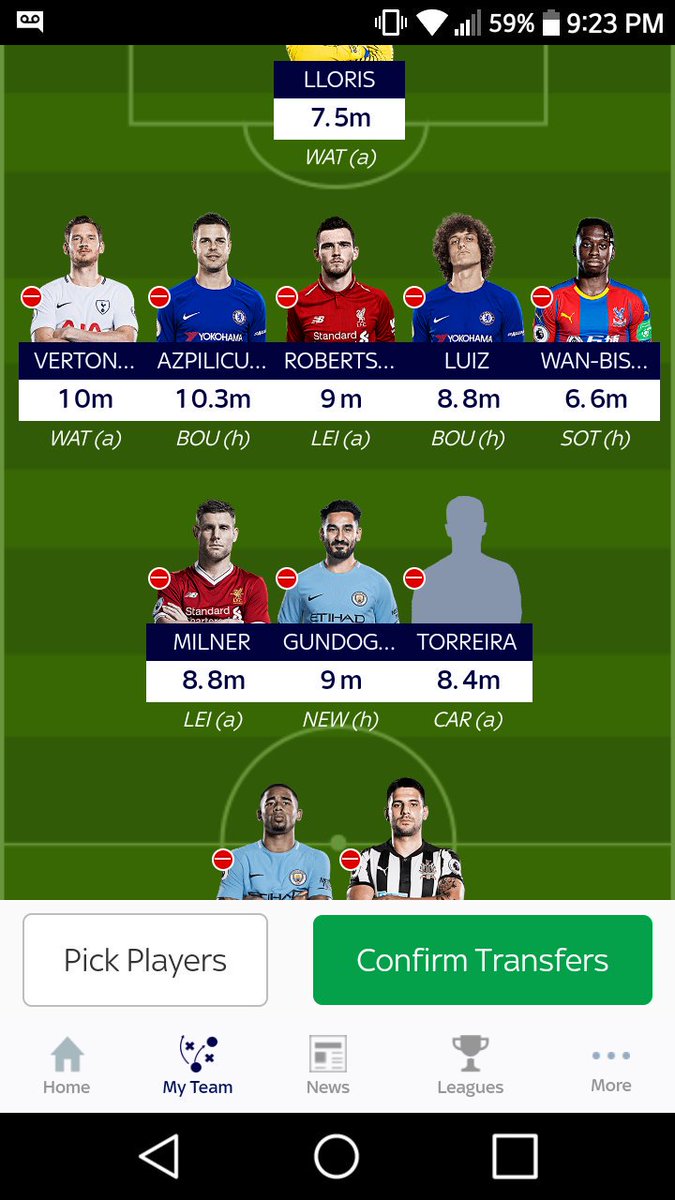 EuroWeekly's tweet photo. @CPHamill . I mate my name is Gregory, (FPL) IF you want to win I have the team for you, I don't have this team yet because I have 25 out of 40 remaining must save them 😄. I have a YouTube channel called EURO FOOTBALL WEEKLY so if you could tell persons to check it out thanks. https://t.co/6tJgs7R6Fu