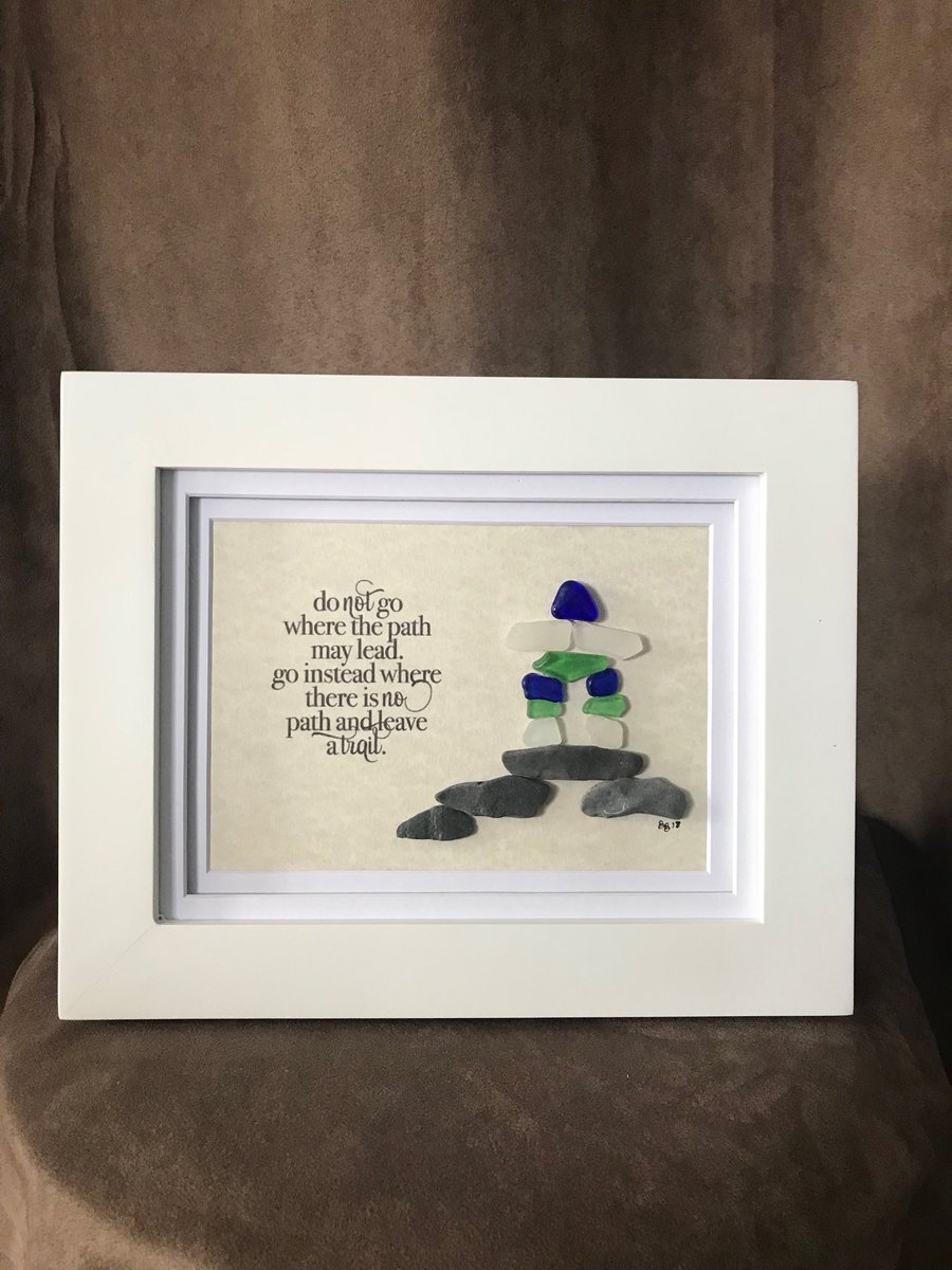 Jeinean's tweet image. #inukshuk #Seaglass #BeachandBeyond