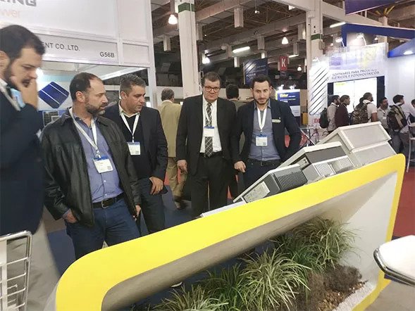 Omnik_Solar's tweet photo. Omnik was fully paced with customers, received plenty of praises in Intersolar Sounth America 2018👏😁 https://t.co/EKf9iitZYl