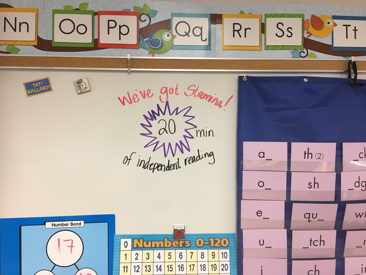 CBurden10A's tweet photo. We are building our independent reading stamina for Reader’s Workshop @TCRWP #PUSDedu https://t.co/tUraP9jsL3
