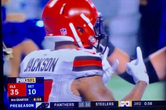 TheGk_Hector's tweet photo. Remembering your roots! Horns up for @DobieHS! #DobiePride #ClassOf2012 #BlakeJackson 
Proud of you brother and blessed to have shared the field with you! @ONE7JACK https://t.co/kUBsMiWiQq