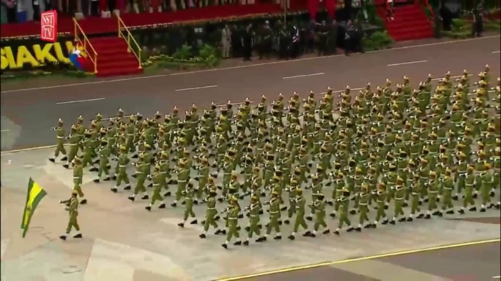 Kontinjen <a href="/relamalaysia/">relamalaysia</a> di Sambutan Hari Kebangsaan 2018. #SayangiMalaysiaku