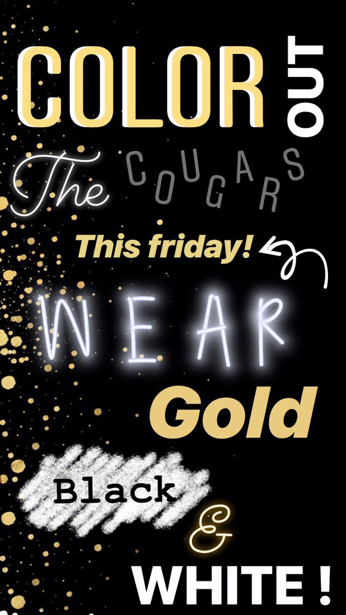 Falcons...show your colors tomorrow!