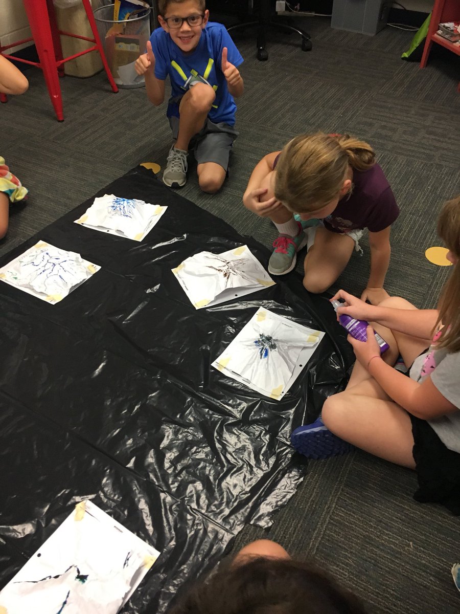 MistiDailey's tweet photo. Learning about the work of water in science today. Students made land models of the Earth’s surface and then made it rain to discover how rivers work. #MysterySci #dhefamily https://t.co/88BJi3awcI
