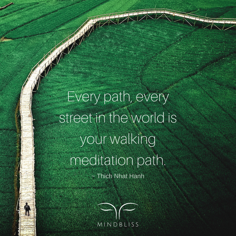 MindblissInc's tweet photo. Every path, every street in the world is your walking meditation path ~ Thich Nhat Hanh. https://t.co/x20Ev0ZH6t