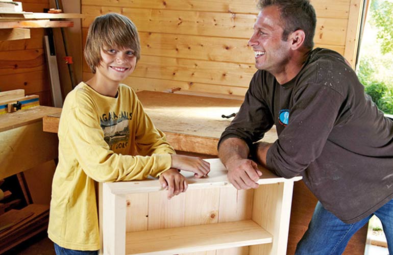Spend Father’s Day in the workshop and pass on your DIY woodworking skills by building this sturdy bookcase. ow.ly/eSyc30lD1ay