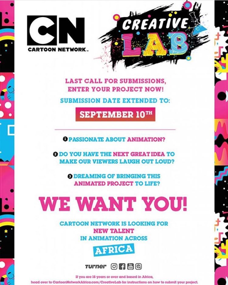 ShoMadjozi's tweet photo. Cartoon Network is looking for African animators 😍 send this to your animator friends https://t.co/VYuwU9tEQr