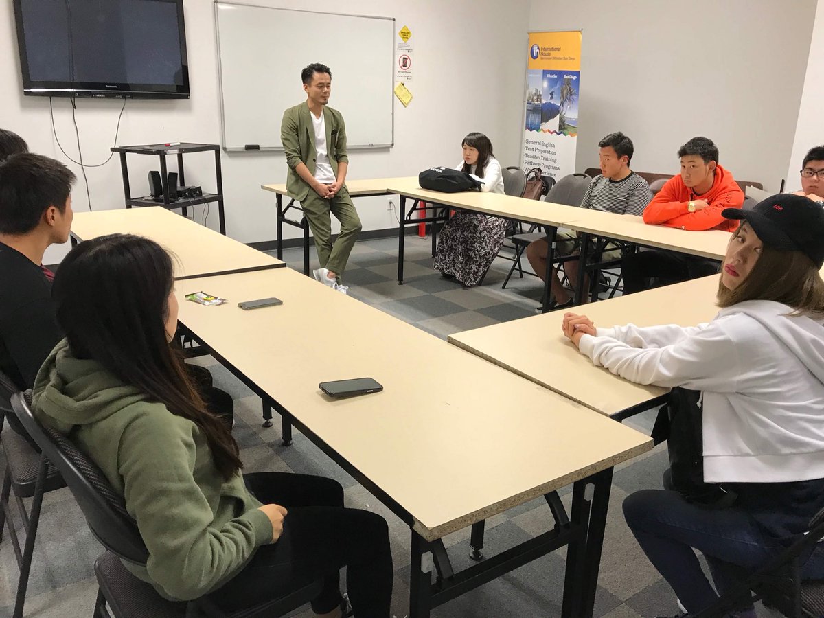 Was invited to be a guest speaker at IH Vancouver to share my thoughts&amp;experience on how to improve communication skills in English speaking environment and how to reach your goal.