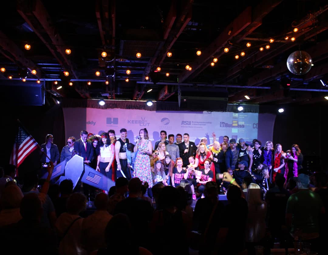 COHOOTSFdn's tweet photo. Can we get a virtual round of applause for these amazing performers & our winning Lady Bosses? 👏 We're so grateful for all the support & the incredible turnout! Thank you! #yesphx #colipsync #colipsync18 https://t.co/SYG7h6tQzJ