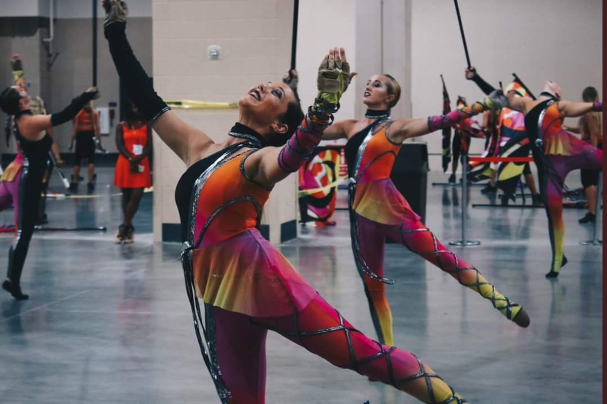 DciHotties's tweet photo. “Logan from the Crossmen color guard, anonymous” https://t.co/s90ji990rm