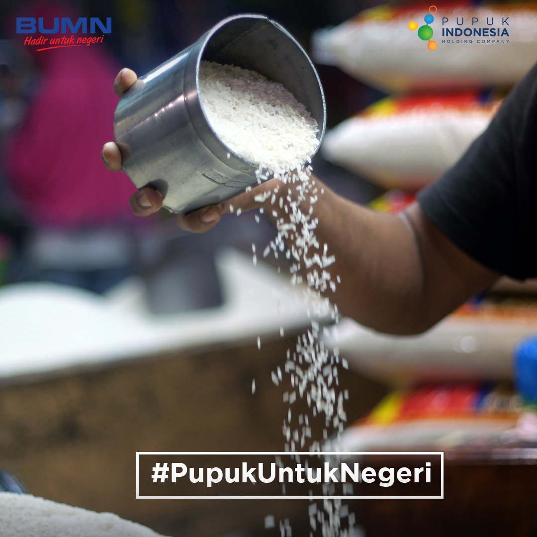pupuk_indonesia's tweet photo. Sahabat, tahukah kamu beras yg kita nikmati sehari-hari jg tdk lepas dari peran pupuk sbg penyubur tanaman padi yg dapat membantu menghasilkan beras dg kualitas baik.
#Indonesia #PupukIndonesia #PupukUntukNegeri https://t.co/1RPgZrMW2C