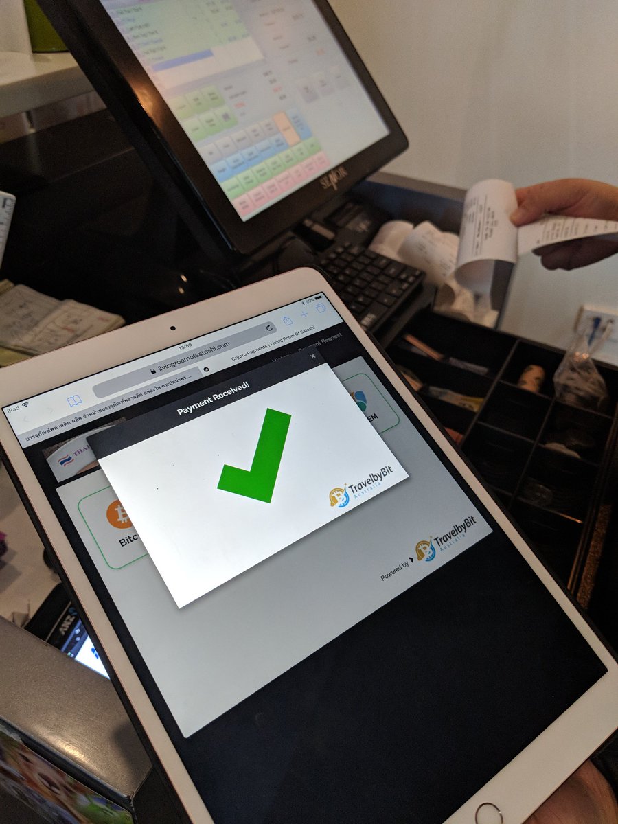 midnight_viola's tweet image. #cryptolunch everyday. 💲✔️ We had Thai food for team lunch today.  Guess what coin did we use? 😉 #travelbybit #cryptocurrency #btc #paidwithlitecoin #dash #ETHEREUM #nem #bch