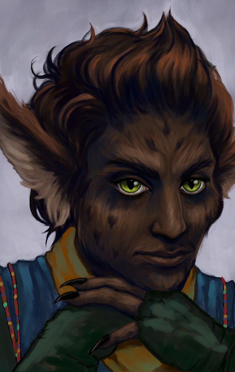 bigemptynat's tweet photo. i made portraits of two of my watchers plus an extra pale elf #worldofeternity #PillarsofEternity https://t.co/zUqL5U4Fcl