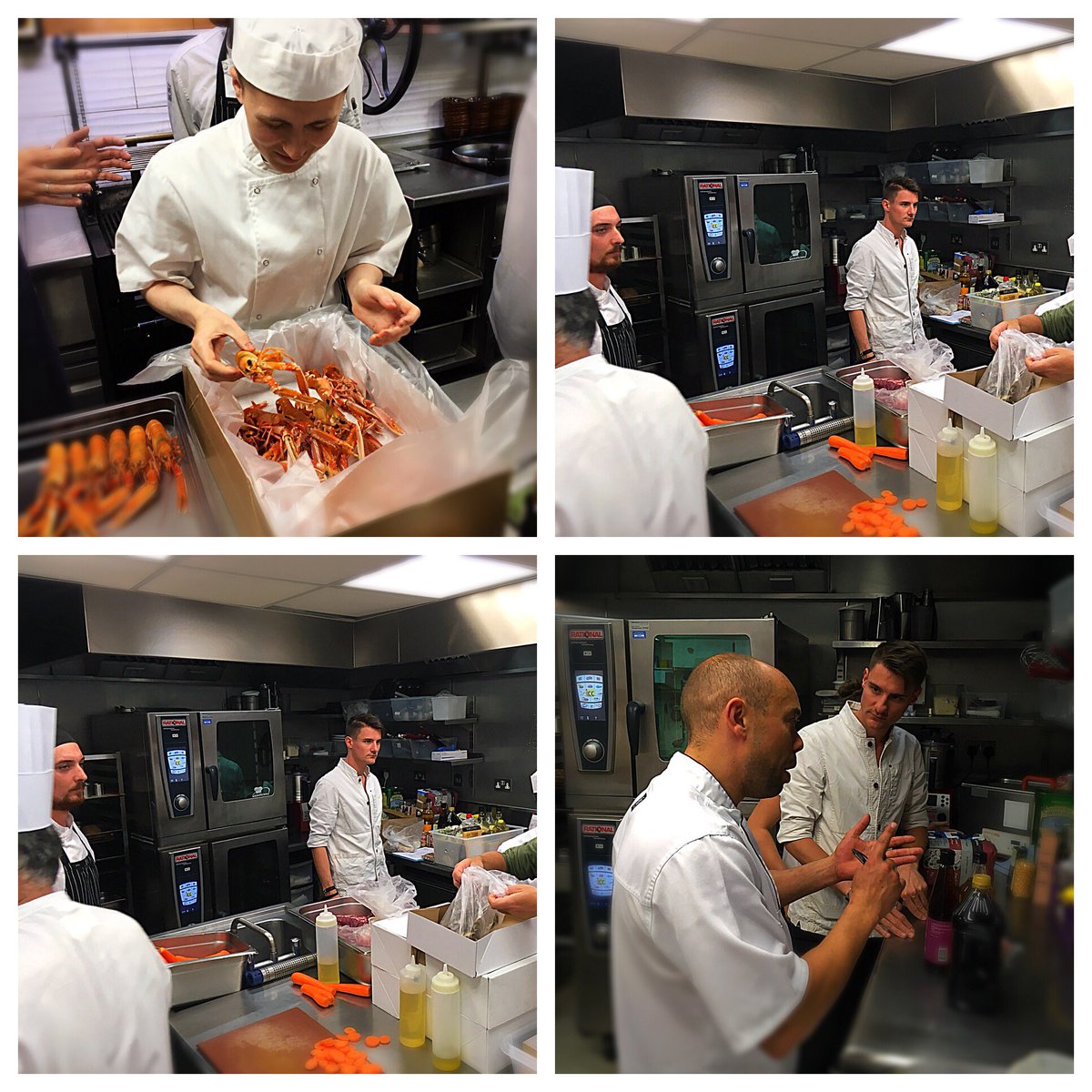 All at work! Cannot wait to see the result! <a href="/Cimandis/">Cimandis</a> <a href="/TommydenHartog/">Tommy den Hartog</a> <a href="/TasteGuernsey/">Taste Guernsey</a> #GFF18 #foodislife #FoodieFriday #Guernsey