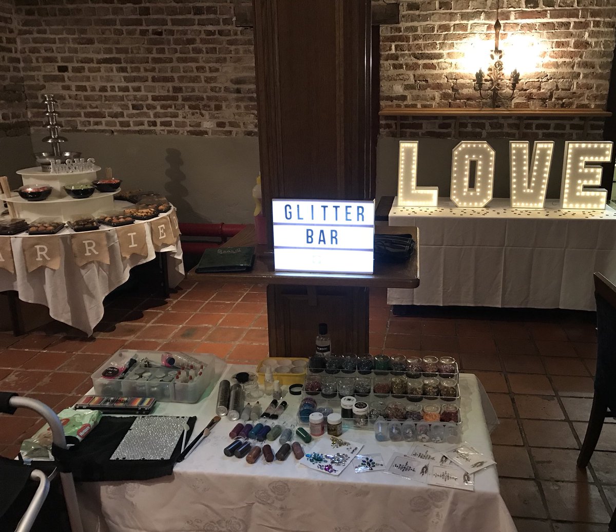#glitterbar #glitter #glitterbarforhire #telford #shrewsbury #shropshire. Perfect for #wedding #henparty #adultparty fantasyfacepaints.co.uk