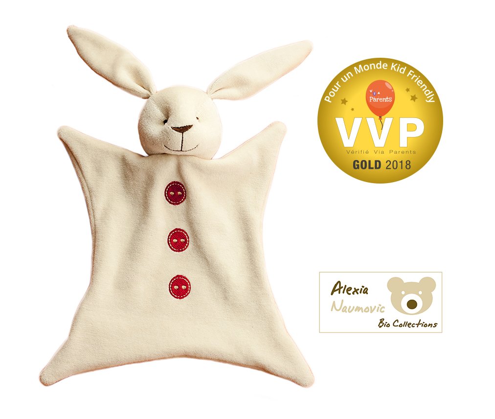 Le doudou #alexianaumovic 100% #Bio #madeinFrance obtient le Label VVP Gold de la communauté Viaparents !
#label #produits #viedefamille #cadeau #listenaissance #marque #kids #enfant #famille #kidfriendly #parents #puericulture 
viaparents.com/produit-vvp/do…
