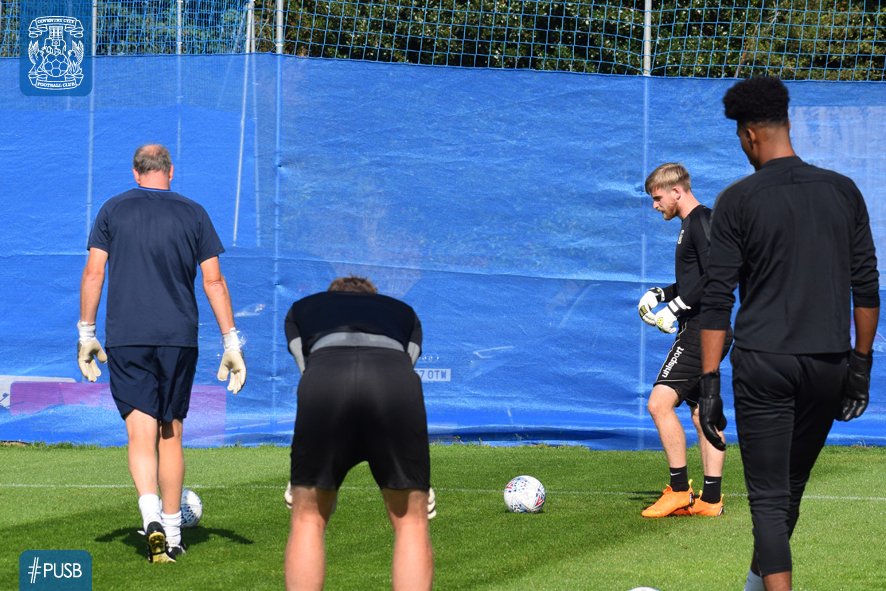 Coventry_City's tweet image. 📷 Conor Chaplin takes part in his first #SkyBlues traning session this morning, as the squad prepares for tomorrow's home game against Rochdale. #PUSB #RiseTogether