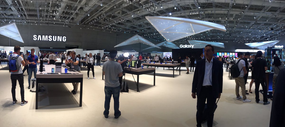 BenCFletcher's tweet image. Kicking it at #IFA2018 with @Samsung