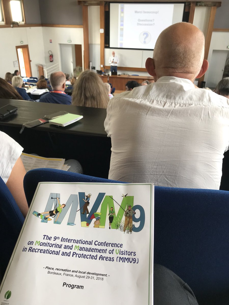 Présentations enrichissantes <a href="/MMV_Conf/">MMV 10</a> sur la gestion des visiteurs et le management des espaces protégées #outdoor #research #social #fondationdefrance
