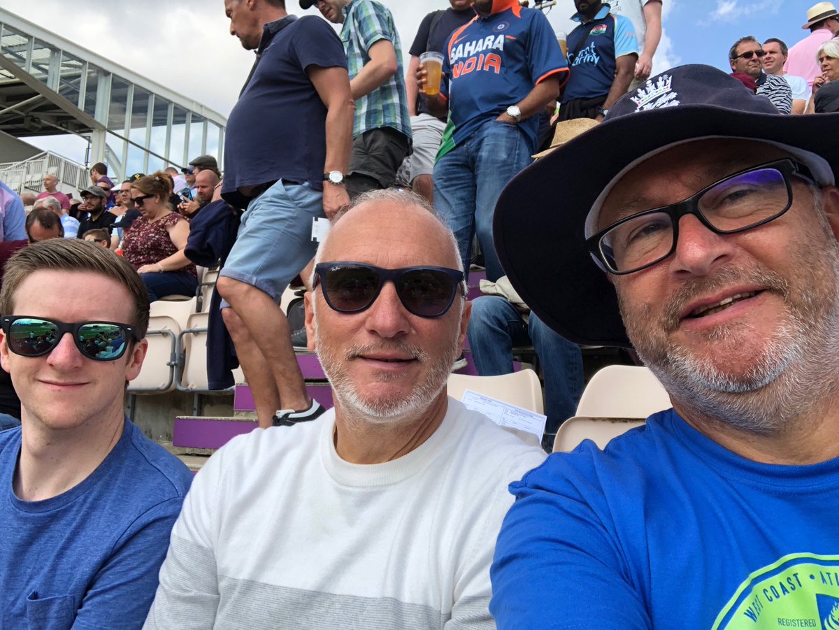 Day 2 of 5 for the Block F Row D 1-3 #ENGvIND