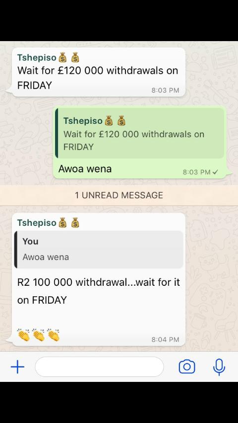 Boikany57236651's tweet photo. -I'm a good trader but I haven't reached this level of withdrawal😂🙆💶💷💸💹🔫#GoForex🔫💹💱💰 https://t.co/YBeSFfPQux