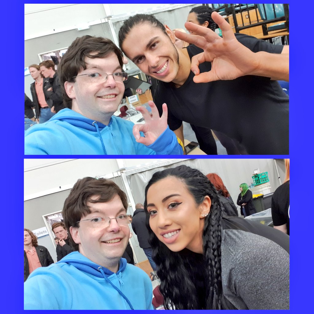 Joshdachu_'s tweet photo. Here come cool photos of I & friendly pro wrestlers at MCW 100 PART 1! Will Ospreay! Bea Priestley! JXT! TD! Kellyanne! Tome Filip! Indi Hartwell! Dowie James! Mike Burr! #MCW100 https://t.co/b6U2Q0pe1r