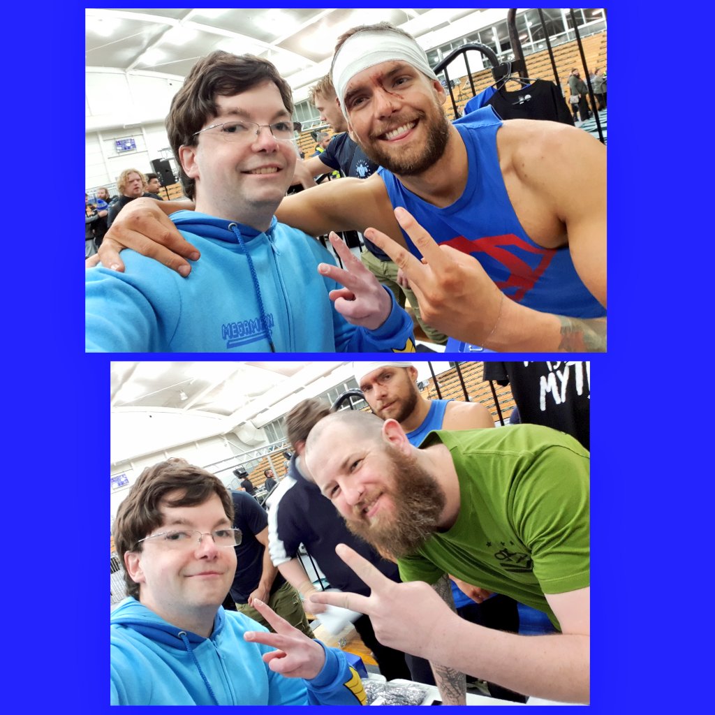 Joshdachu_'s tweet photo. Here come cool photos of I & friendly pro wrestlers at MCW 100 PART 1! Will Ospreay! Bea Priestley! JXT! TD! Kellyanne! Tome Filip! Indi Hartwell! Dowie James! Mike Burr! #MCW100 https://t.co/b6U2Q0pe1r