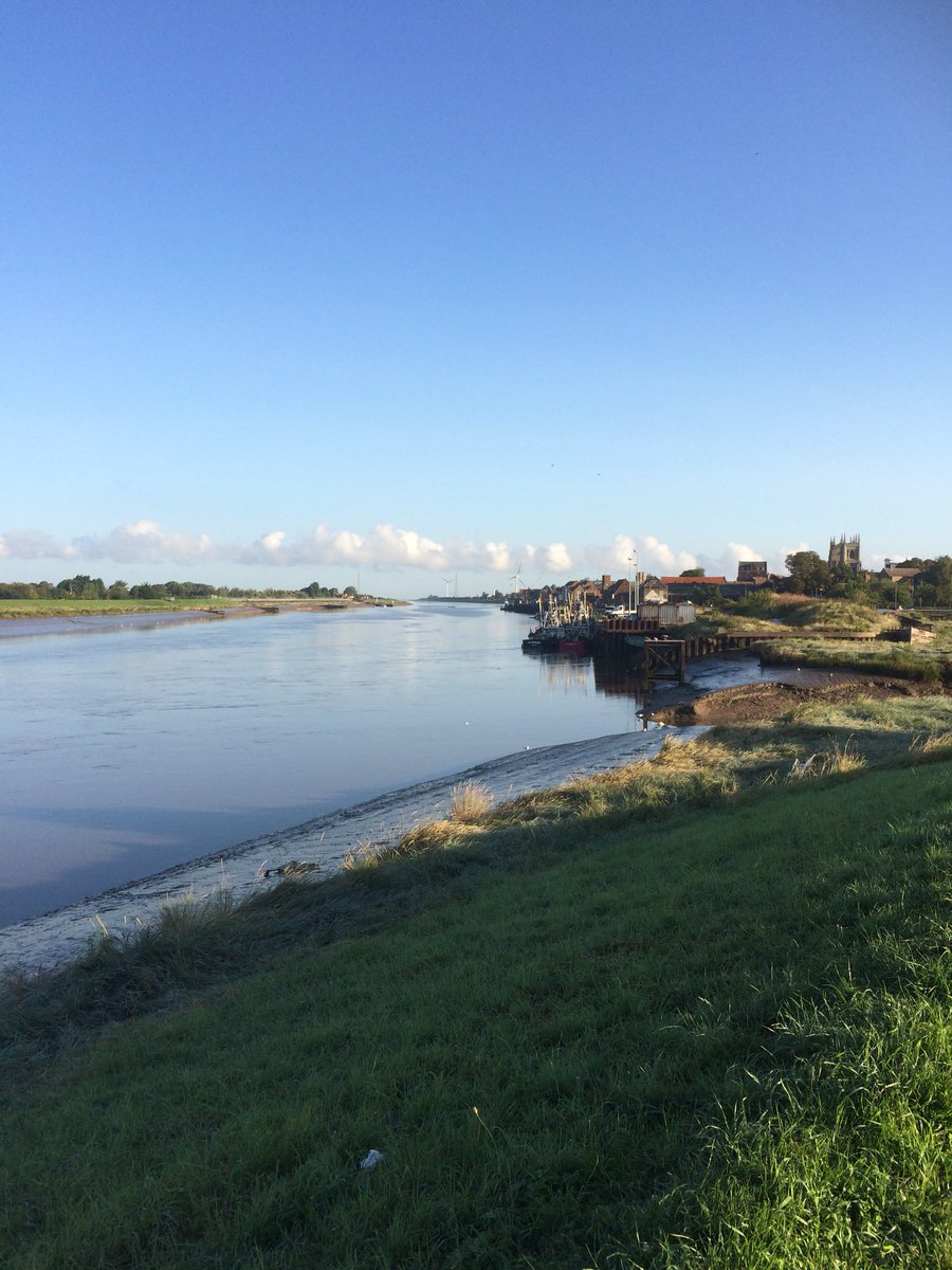 Going to miss my early morning walks in the sunshine along the river x #lovekingslynn