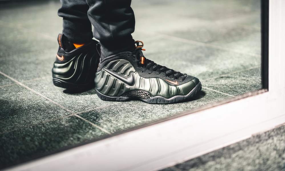 foamposite sequoia on feet