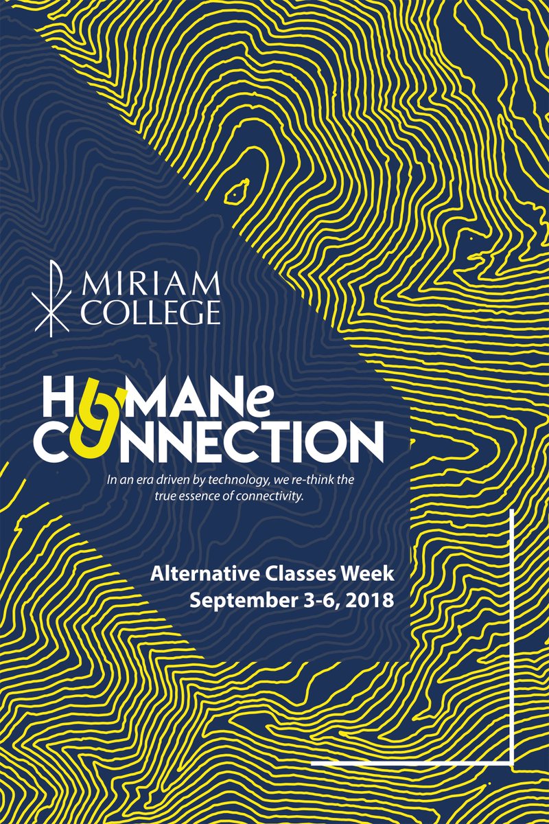MiriamCollege's tweet photo. We are celebrating our 92nd founding year with HUMANe CONNECTION Alternative Classes Week! See the event schedule at > https://t.co/HBNQB2knK1
#HumaneConnection https://t.co/vOuLxcT4vD