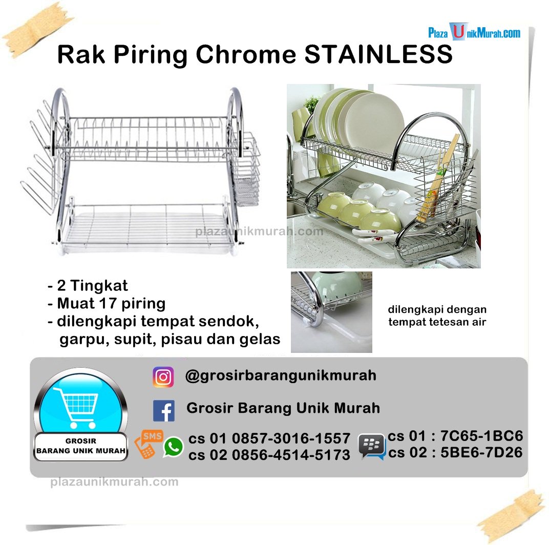  Rak Piring Stainless Informa 