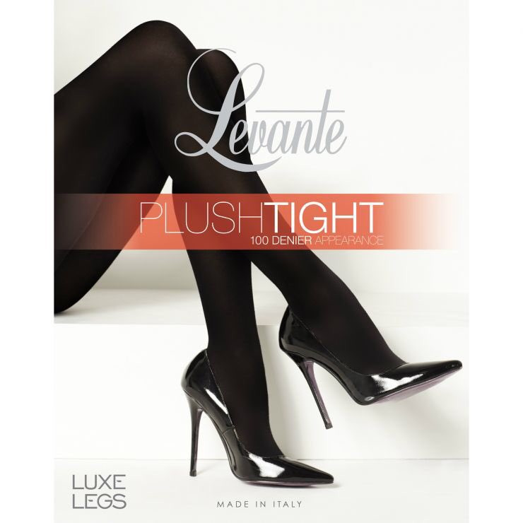 Levante 100 Denier Plain Wool Stockings Mocca Tall