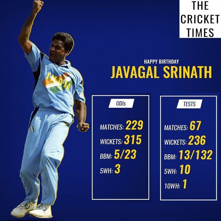 Happy Birthday, Javagal Srinath!  