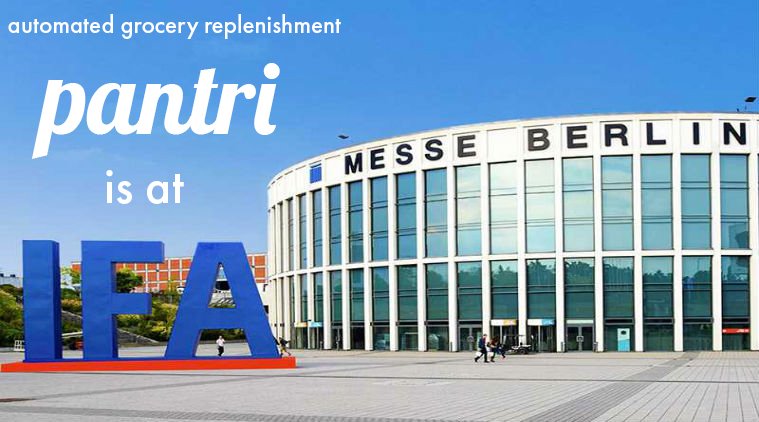 pantri_net's tweet image. Pantri - the future of the #SmartKitchen is at #IFA!

We&apos;re exhibiting @IFA_Berlin 31st - 5th September. Come see us in the #IFANEXT hall!#IFABerlin #IFA2018 🚀