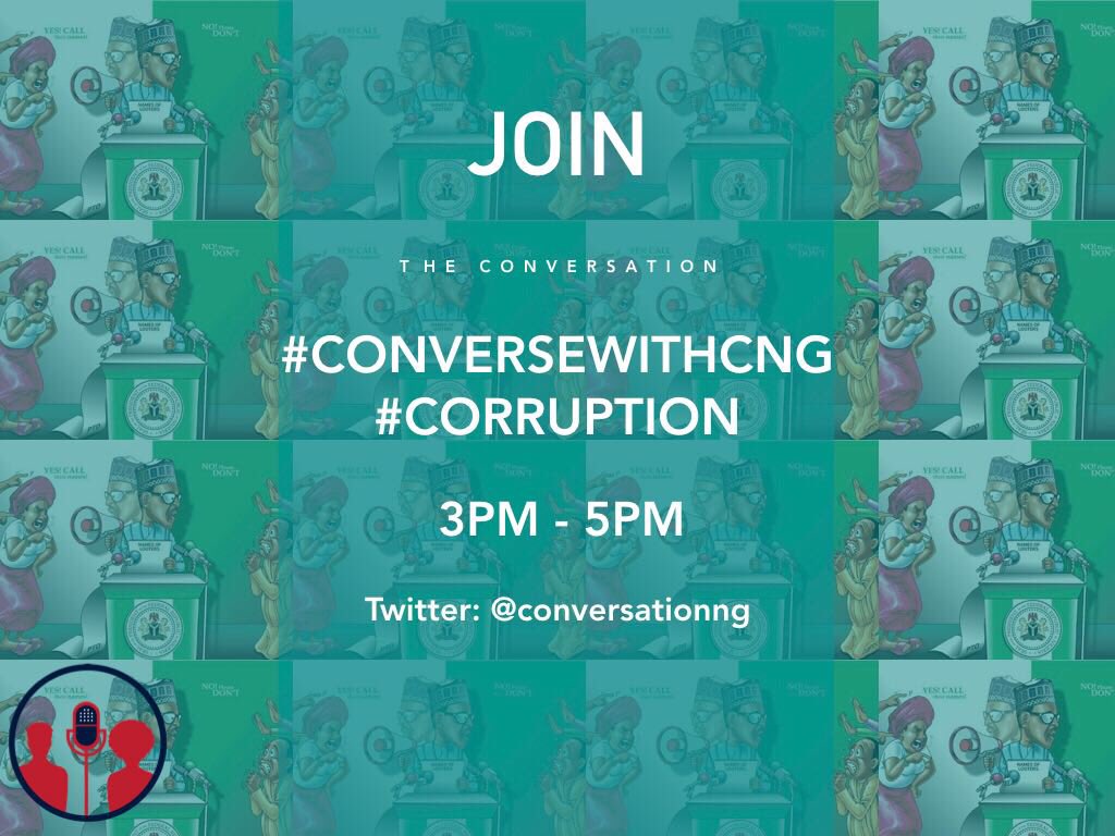 ConversationNg's tweet image. Join our #Abujachapter as they discuss and tackle the issue: #corruption #facebooklivesession #converseng