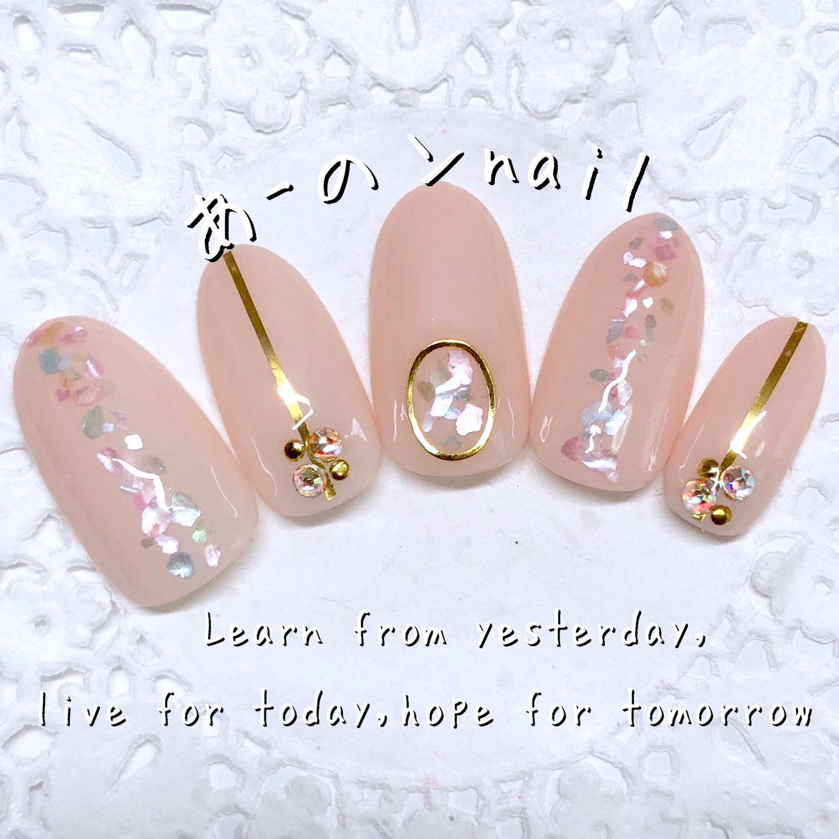 あ のンnailネイル垢 Twitterissä シアーベージュの大人シンプル