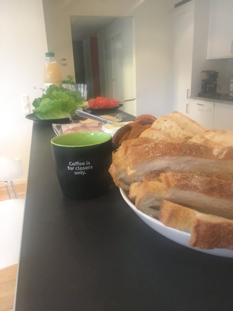 Weekly breakfast with the team! And of course, our #coffeeisforclosersonly mug from <a href="/pipedrive/">Pipedrive</a> :)