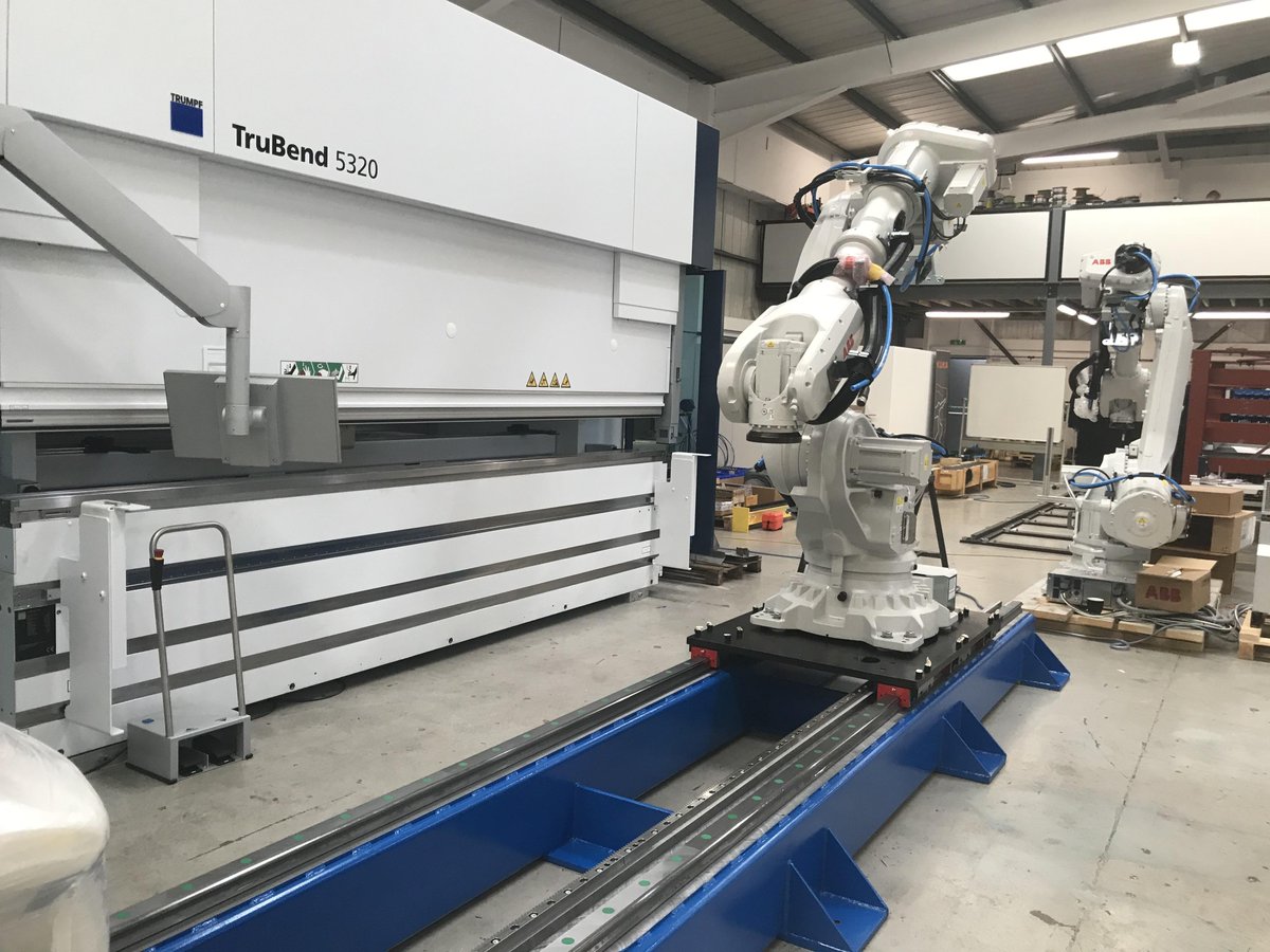 Adelphi_Auto's tweet image. The bespoke servo driven robot 7th axis designed and built here at Adelphi Automation is starting to come together. The units are to increase the working envelope of the robot and form part of a much larger system. #adelphiautomation #robotics #adelphi #automation #abbrobotics