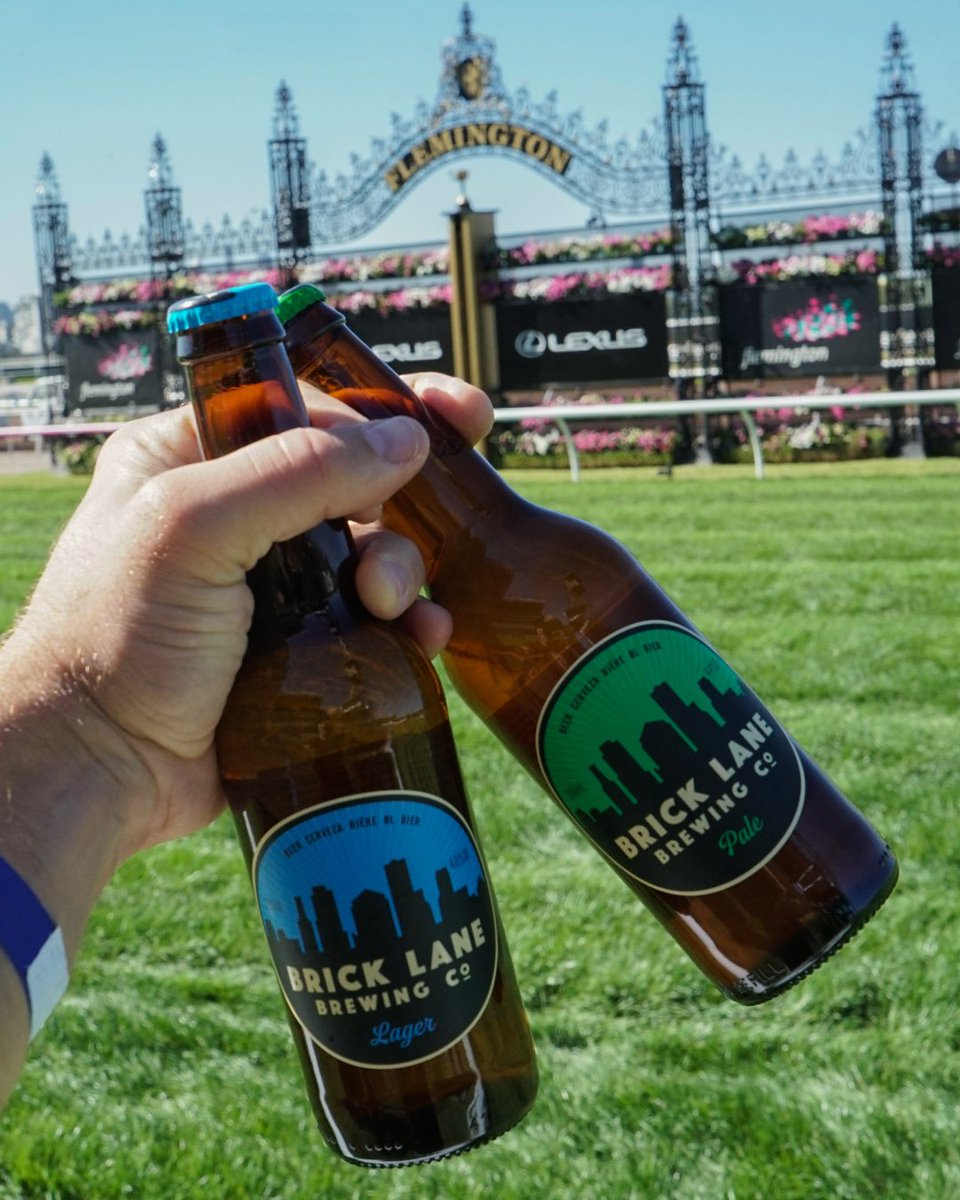 Winter has been fun, but we're ready for spring! ☀️ Flashing back to the day we were serving up cold ones at @FlemingtonVRC - Who's excited for the good times to come? #happyfriday #bricklanebrewing #fbf