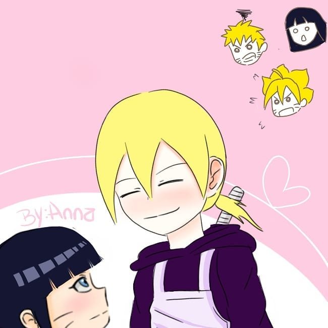 himawari☺️ Himawari Uzumaki Png (Anime Style)