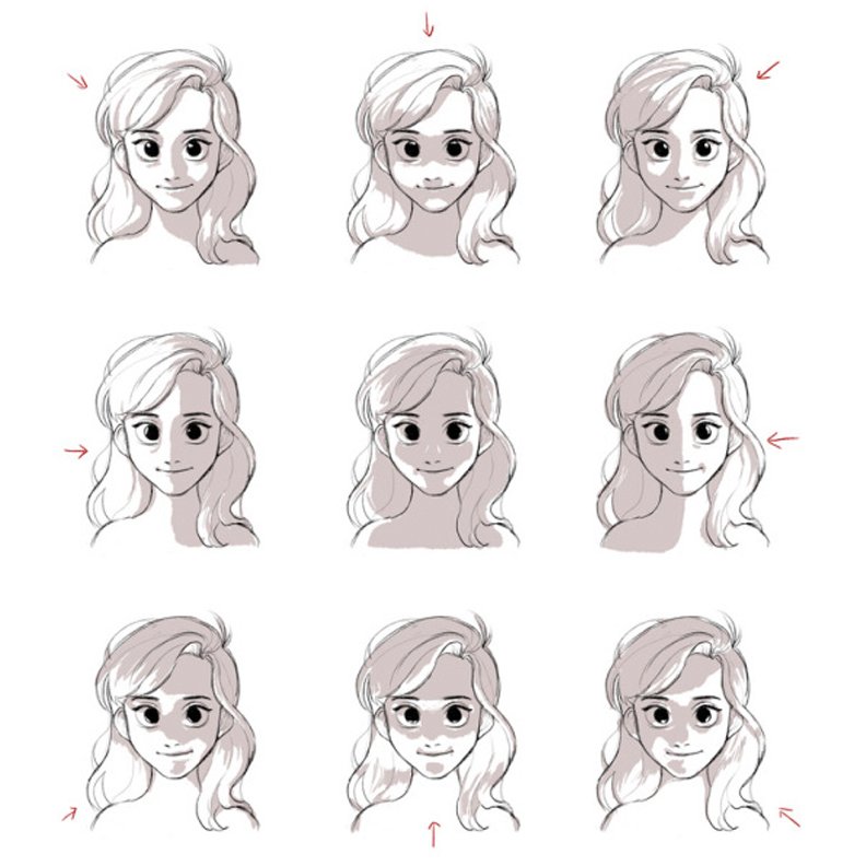 Twitter: "Our next feature reference for #FridayFundamentals today is this GREAT piece on LIGHTING FACE SHADOWS by ART on tumblr (no twitter account that I could find). SUCH