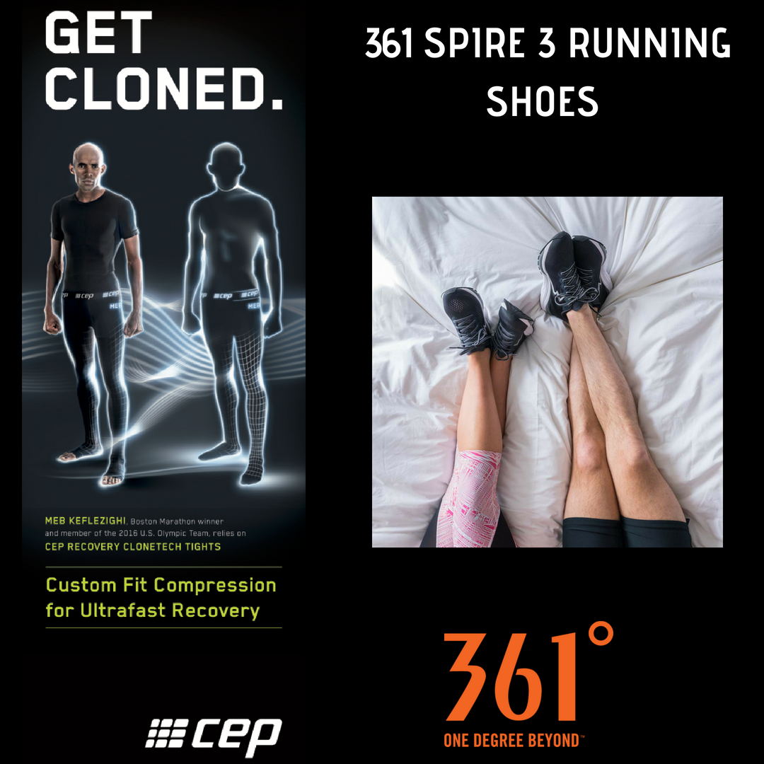 nationalrunshow's tweet photo. Our last summer competition is the chance for 1 person to win a pair of @CEPSportsUK Clonetech made to measure recovery tights &amp; a pair of @361europe Spire 3 Running shoes
To be in with a chance to win like this post &amp; like both CEP &amp; 361 Spire to enter. Good luck! #runshow19 https://t.co/in0AMQkag9