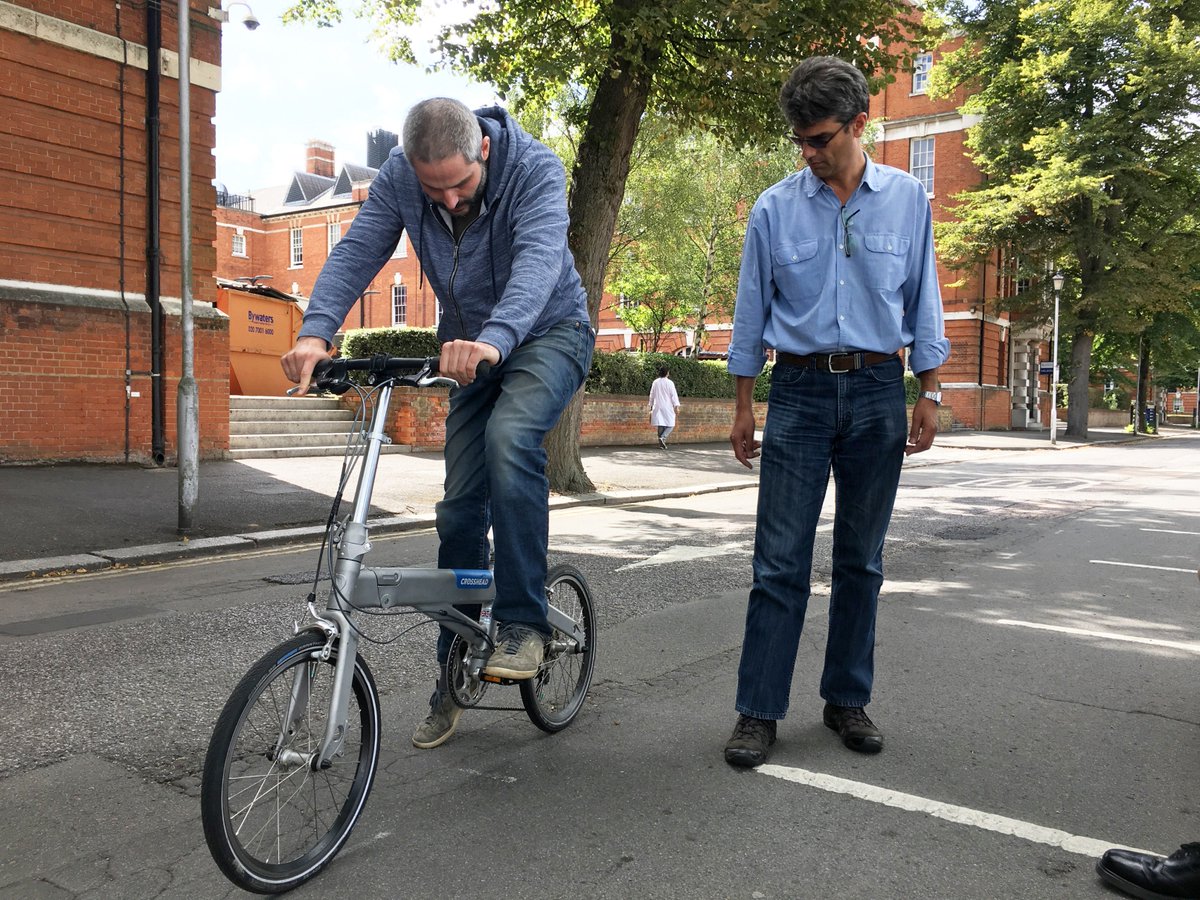 crosshead folding bike