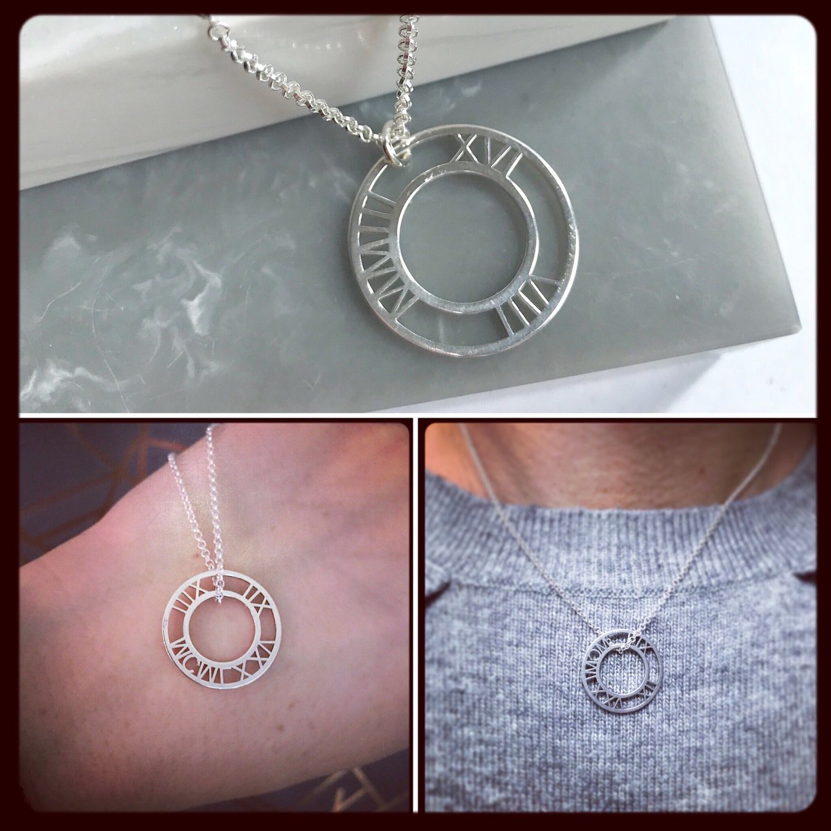 DandyRocksUK's tweet photo. Sterling silver save the date necklace now available 💕 #jewellery #sterlingsilver https://t.co/fgROUzoBnC
